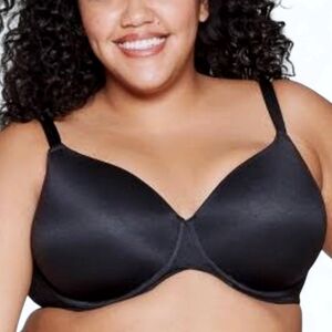 Auden “The Superstar” Lightly Lined Full Coverage T-Shirt Bra 44DD Black